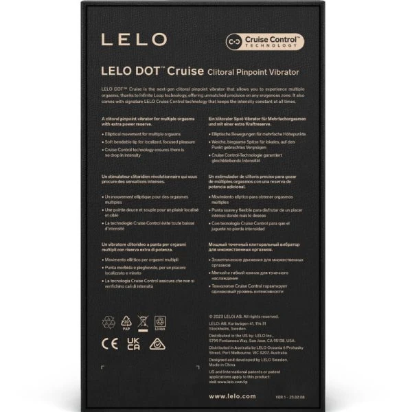 Lelo DOT Cruise Klitorisstimulator met Cruise Control, siliconen