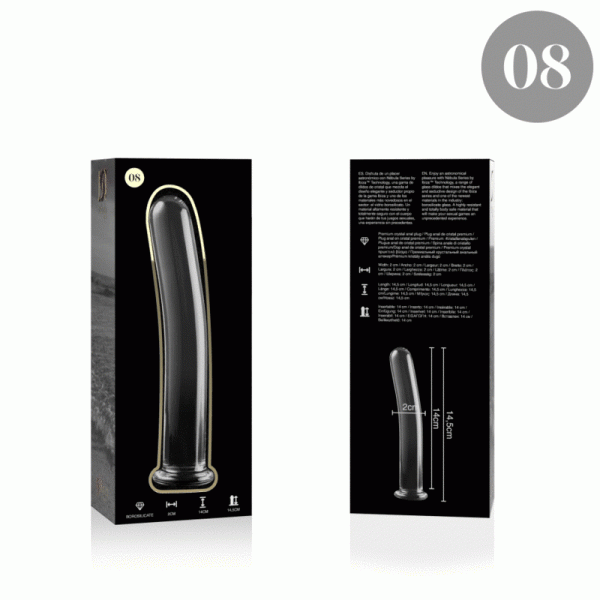 Nebula Series by Ibiza Borosilicaatglazen Dildo Model 8