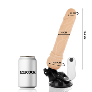 Basecock Realistische Vibratiedildo met Zuignap en Afstandsbediening Basecock Realistische Vibratiedildo met Zuignap en Afstandsbediening - Afbeelding 2
