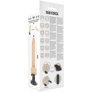 Basecock Realistische Vibrerende Dildo met Zuignap en Afstandsbediening Basecock Realistische Vibrerende Dildo met Zuignap en Afstandsbediening - Afbeelding 5