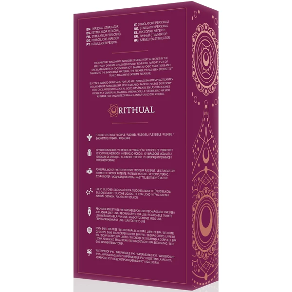 Rithual Kriya G-Punt Vibrator van medisch siliconen