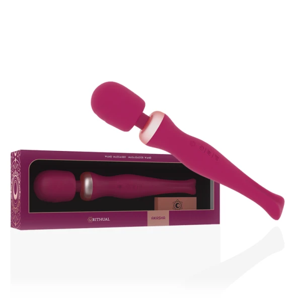 Rithual Akasha Wand 2.0 Opgelegde Vibrator van medisch siliconen Rithual Akasha Wand 2.0 Opgelegde Vibrator van medisch siliconen