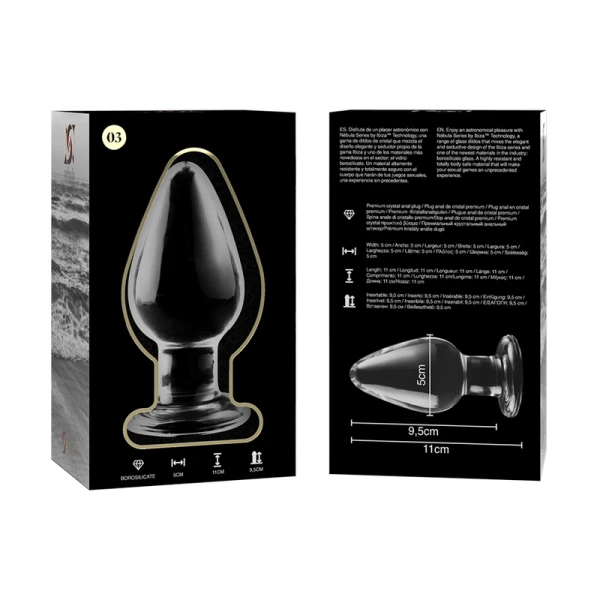 Nebula Series by Ibiza Analplug aus Borosilikatglas