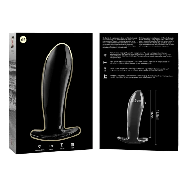 Nebula Series by Ibiza Analplug aus Borosilikatglas