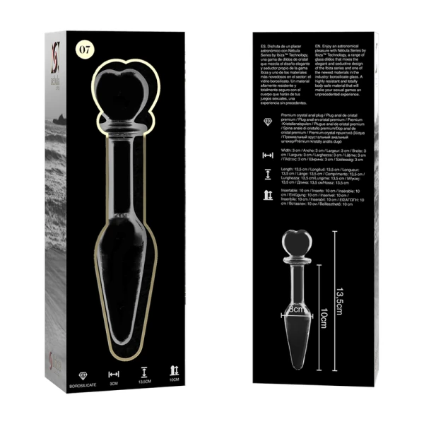 Nebula Series by Ibiza Anal Plug Made of Borosilicate Glass