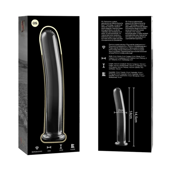 Nebula Series by Ibiza Borosilicaatglazen Dildo Model 8