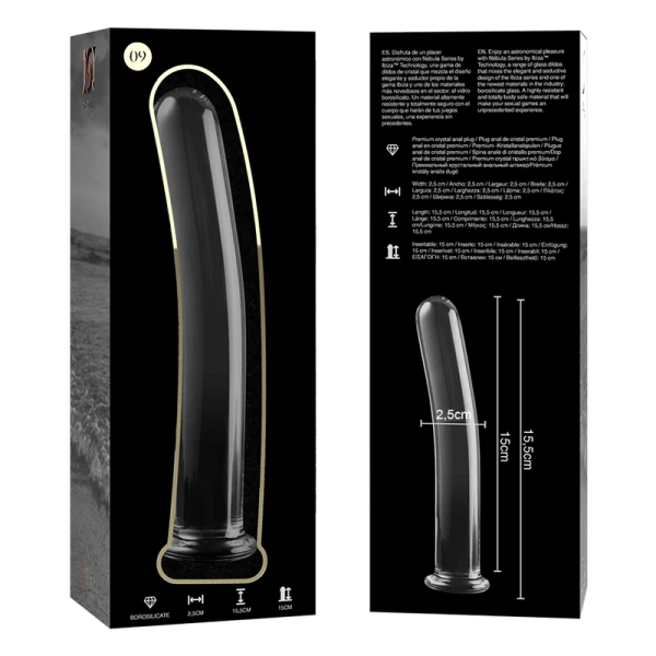Nebula Series by Ibiza Glas-Anale plug met brede basis