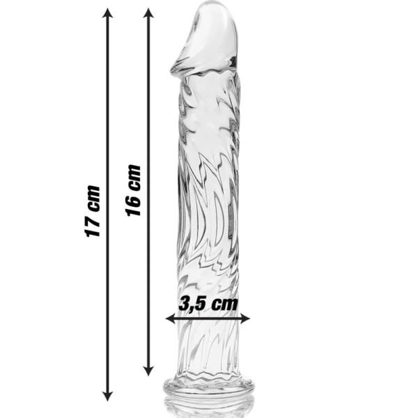 Nebula Series by Ibiza Glas-Dildo mit Analplug-Design Nebula Series by Ibiza Glas-Dildo mit Analplug-Design