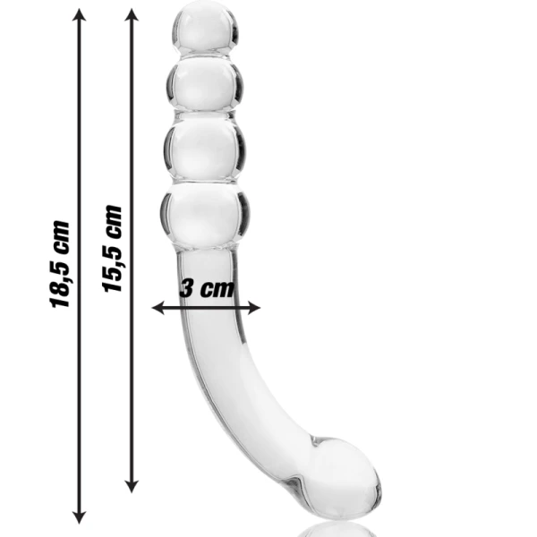 Nebula Series by Ibiza Borosilicate Glass Dildo Model 14
