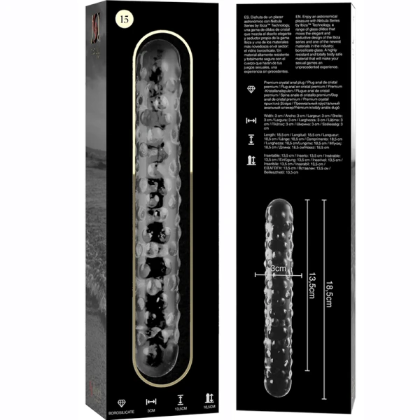 Nebula Series by Ibiza Borosilicaatglazen Dildo Model 15