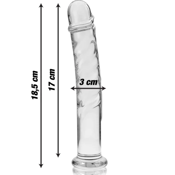 Nebula Series by Ibiza Borosilicate Glass Dildo Model 16