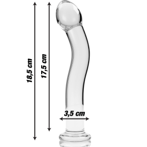 Nebula Series by Ibiza Borosilicate Glass Dildo Model 18 Nebula Series by Ibiza Borosilicate Glass Dildo Model 18 - Image 3