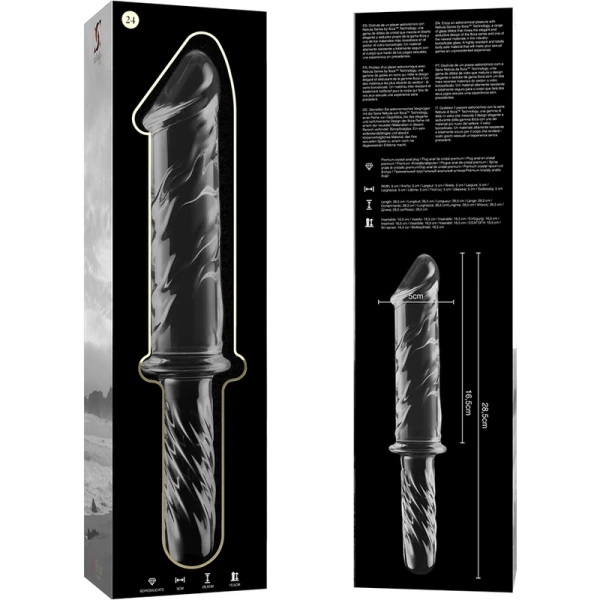 Nebula Series by Ibiza Borosilicate Glass Dildo Model 24