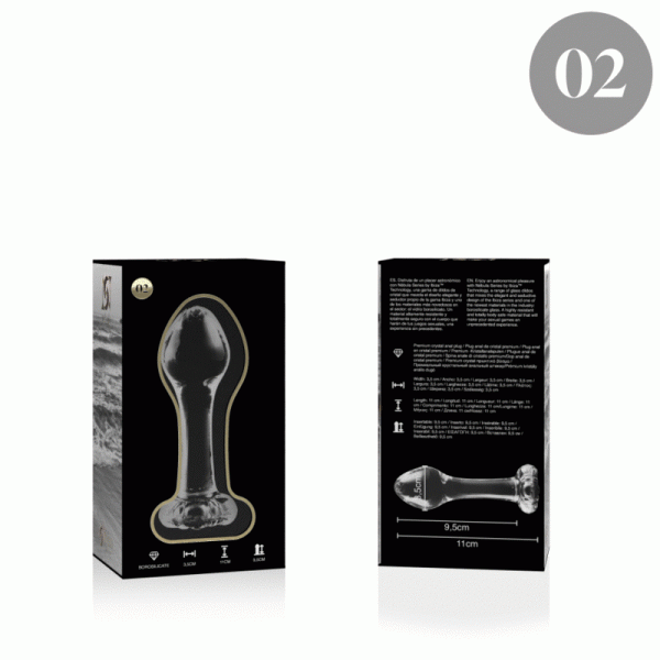 Nebula Series by Ibiza Analplug aus Borosilikatglas