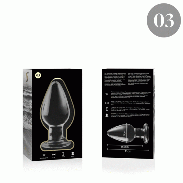 Nebula Series by Ibiza Analplug aus Borosilikatglas