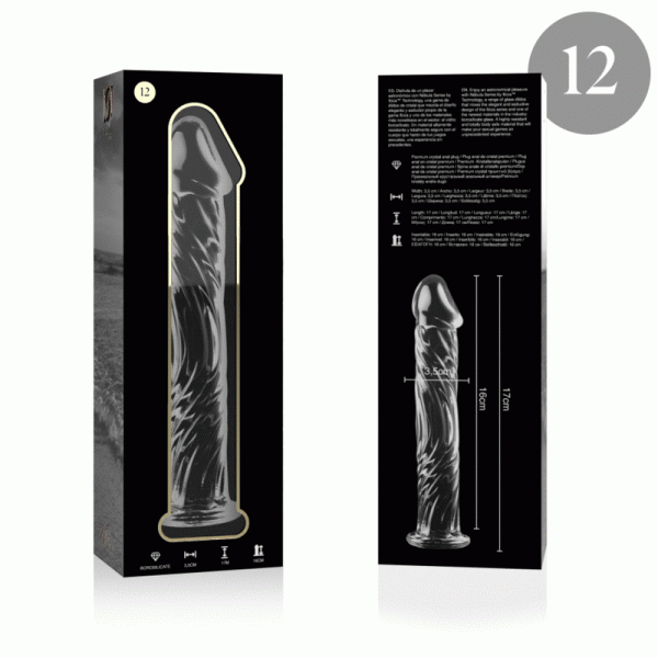 Nebula Series by Ibiza Glas-Dildo mit Analplug-Design Nebula Series by Ibiza Glas-Dildo mit Analplug-Design