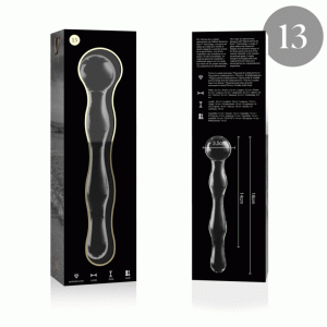 Nebula Series by Ibiza Borosilicate Glass Dildo Model 13 Nebula Series by Ibiza Borosilicate Glass Dildo Model 13 - Image 4