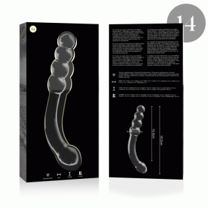 Nebula Series by Ibiza Borosilicate Glass Dildo Model 14 Nebula Series by Ibiza Borosilicate Glass Dildo Model 14 - Image 4