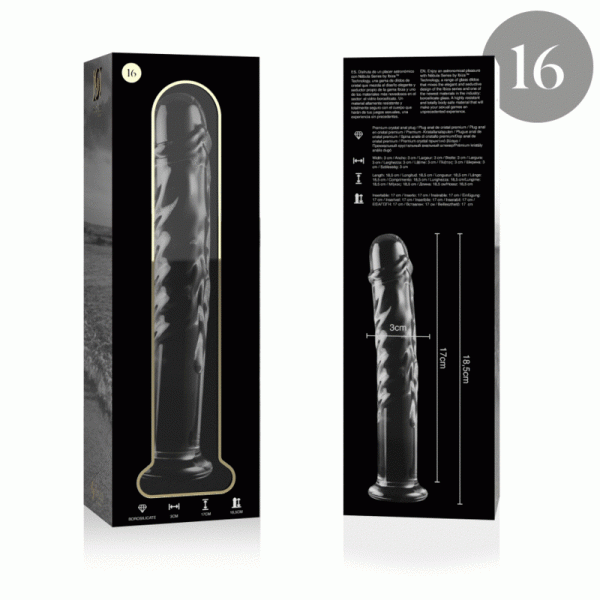 Nebula Series by Ibiza Borosilicate Glass Dildo Model 16