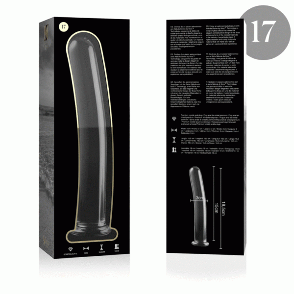 Nebula Series by Ibiza Borosilicate Glass Dildo Model 17