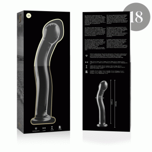 Nebula Series by Ibiza Borosilicate Glass Dildo Model 18 Nebula Series by Ibiza Borosilicate Glass Dildo Model 18 - Image 4