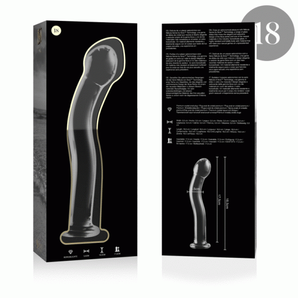 Nebula Series by Ibiza Borosilicate Glass Dildo Model 18