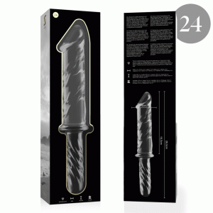 Nebula Series by Ibiza Borosilicate Glass Dildo Model 24 Nebula Series by Ibiza Borosilicate Glass Dildo Model 24 - Image 4