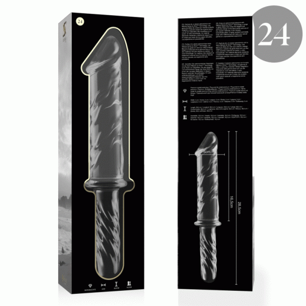 Nebula Series by Ibiza Borosilicate Glass Dildo Model 24