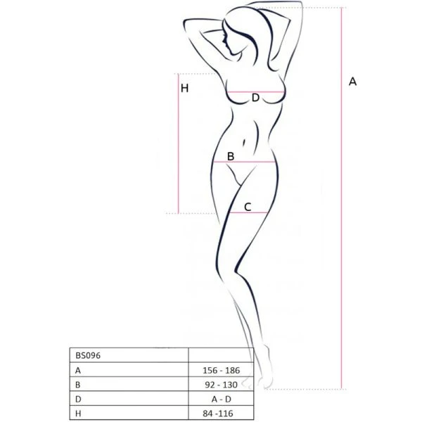 Passion Bodystocking Minijurk van Mesh met Kant