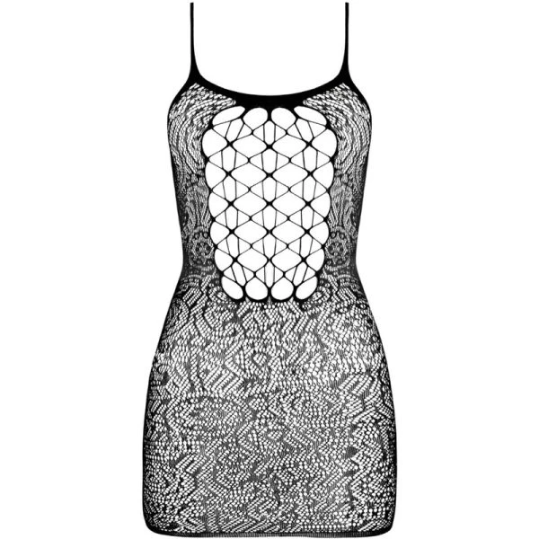 Passion Bodystocking Minijurk van Mesh met Kant