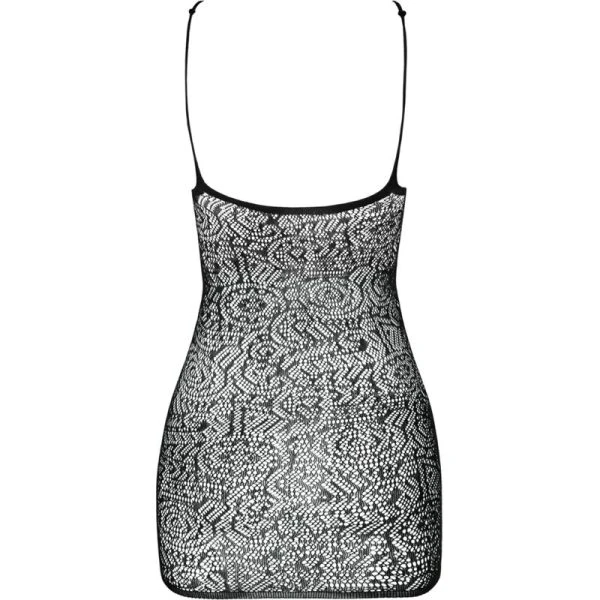 Passion Bodystocking Minijurk van Mesh met Kant