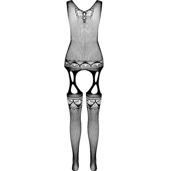 Passion Bodystocking met kant en mesh-inzetstukken