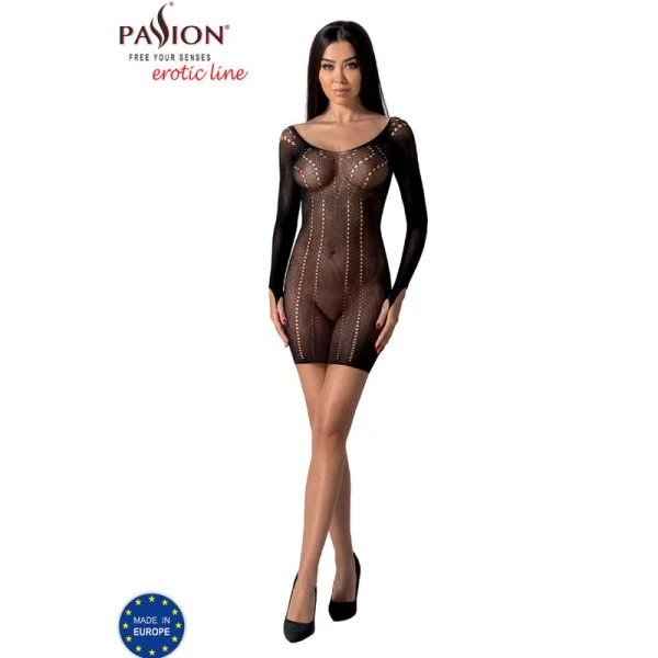 Passion Bodystocking met kant en mesh in drie kleuren
