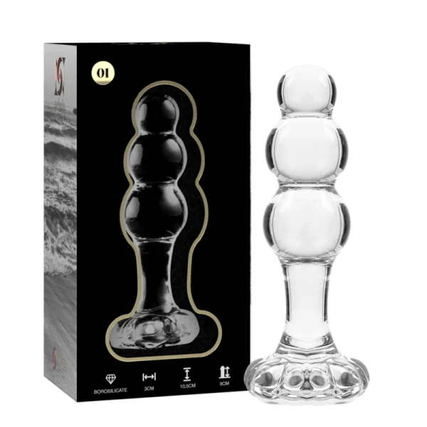 Nebula Series by Ibiza Analplug aus Borosilikatglas