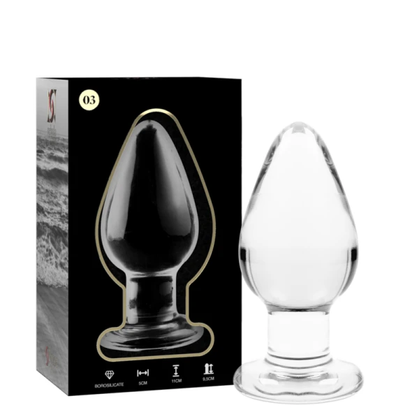 Nebula Series by Ibiza Analplug aus Borosilikatglas