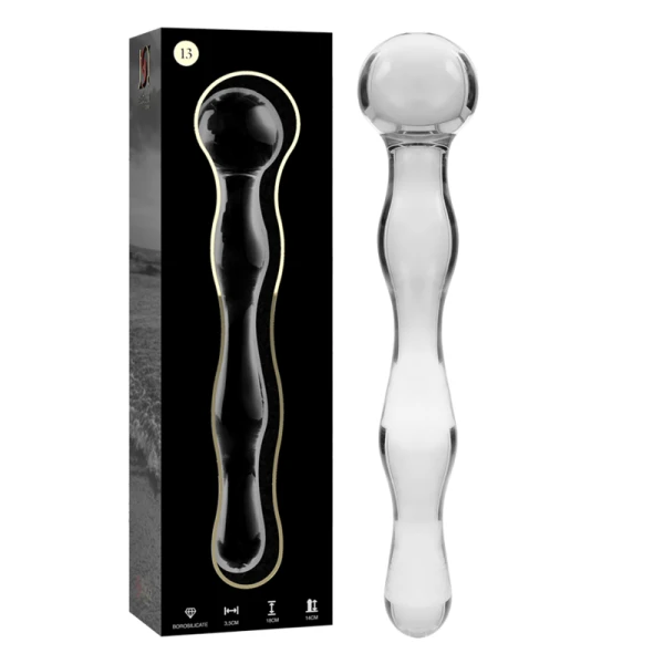 img_157898_680d78037f9db0b7bd7b6075cc3aac7f_1.png Nebula Series by Ibiza Borosilicate Glass Dildo Model 13