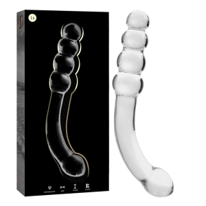 Nebula Series by Ibiza Borosilicate Glass Dildo Model 14 Nebula Series by Ibiza Borosilicate Glass Dildo Model 14 - Image 1
