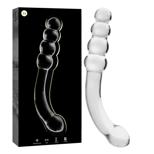 Nebula Series by Ibiza Borosilicate Glass Dildo Model 14
