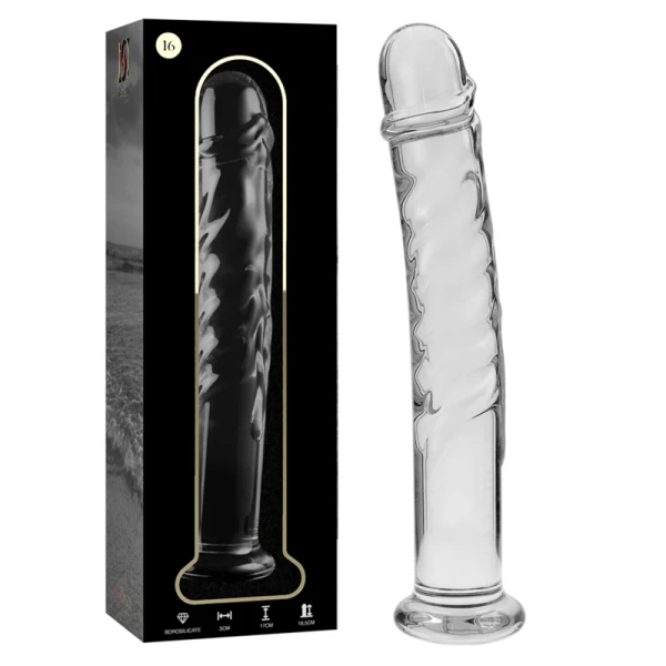 Nebula Series by Ibiza Borosilicate Glass Dildo Model 16