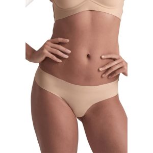 Bye Bra Tanga Invisible in 2-pack beige en zwart Bye Bra Tanga Invisible in 2-pack beige en zwart - Afbeelding 2