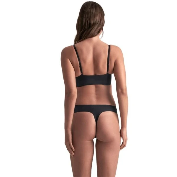 Bye Bra Tanga Invisible in 2-pack beige en zwart Bye Bra Tanga Invisible in 2-pack beige en zwart