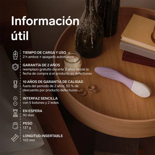 Lelo Mona Twist App-gestuurde G-punt vibrator Lavendel