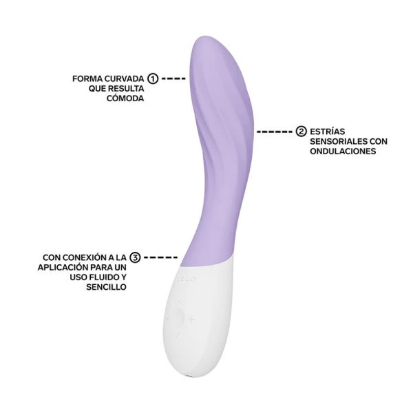 Lelo Mona Twist App-gestuurde G-punt vibrator Lavendel