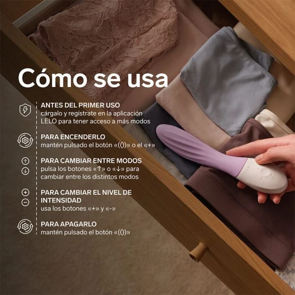 Lelo Mona Twist App-gestuurde G-punt vibrator Lavendel