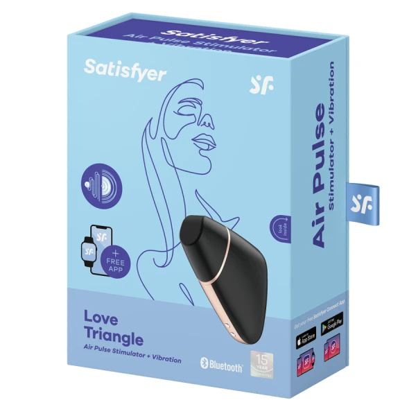 Satisfyer Love Triangle Stimulator & Vibrator met app-bediening