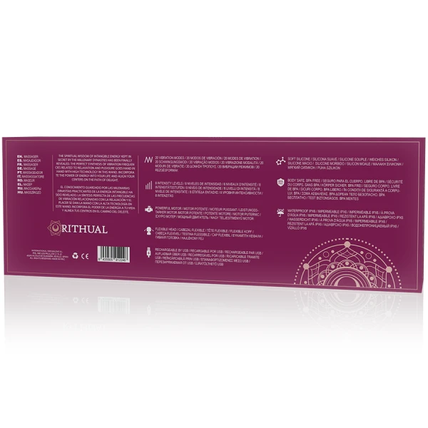 Rithual Akasha Wand 2.0 Opgelegde Vibrator van medisch siliconen Rithual Akasha Wand 2.0 Opgelegde Vibrator van medisch siliconen