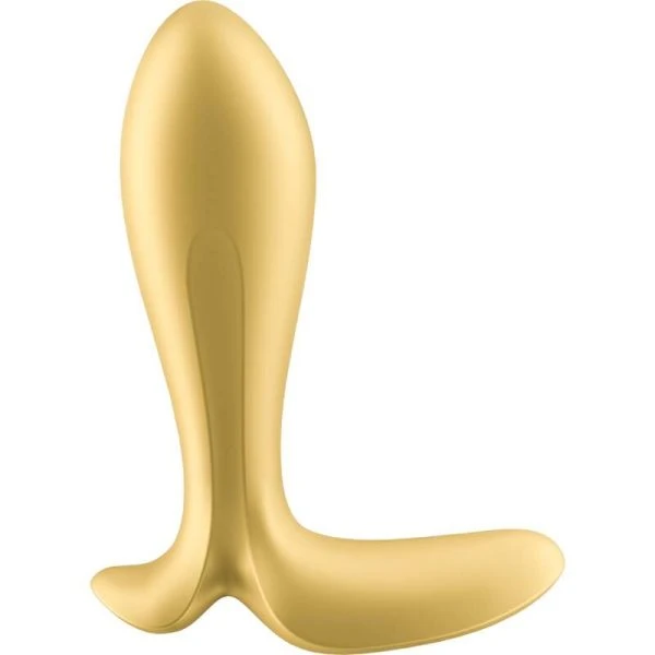 Satisfyer Intensity Plug Gold – Anaalplug met app-bediening en diepe vibratie