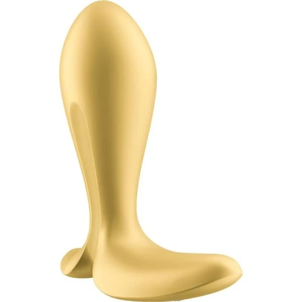 Satisfyer Intensity Plug Gold – Anaalplug met app-bediening en diepe vibratie