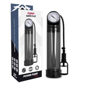 Pump Addicted Penispumpe RX9 mit Vakuumsystem und Kalibrator