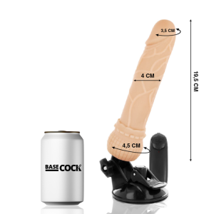 Basecock Realistische Vibrator met bedrade afstandsbediening Basecock Realistische Vibrator met bedrade afstandsbediening - Afbeelding 2